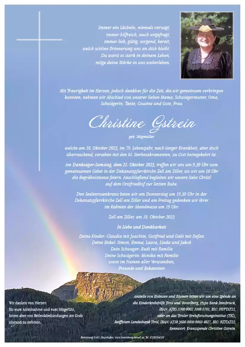 Parte von Christine Gstrein